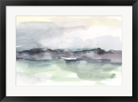 Framed Mauve Horizon I Print