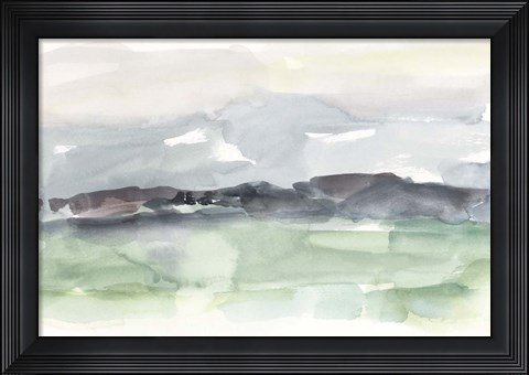 Framed Mauve Horizon II Print