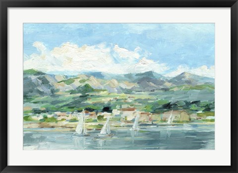 Framed Sailing Along the Coast II Print