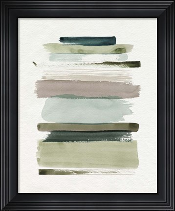 Framed Grass Stains I Print