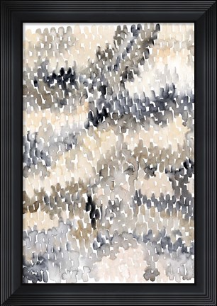 Framed Pebble Beach I Print
