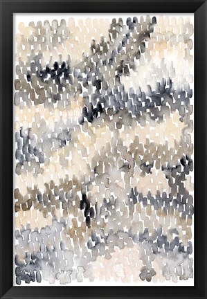 Framed Pebble Beach I Print