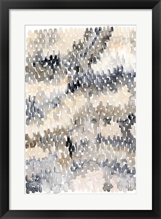 Framed Pebble Beach I Print