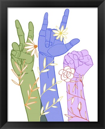 Framed Love Each Other II Print