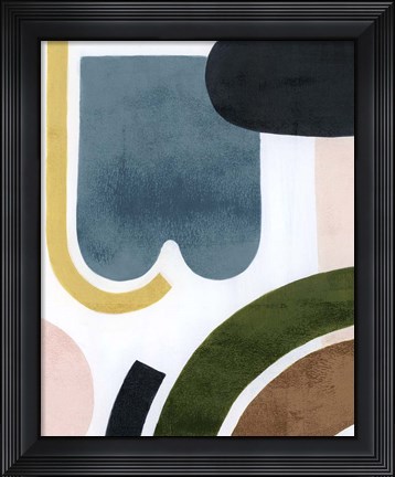 Framed Shifting Shapes I Print