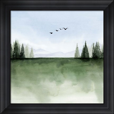 Framed Forest&#39;s Edge II Print