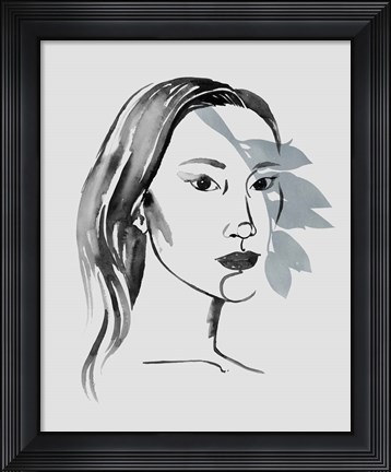 Framed Solace in Shadows III Print