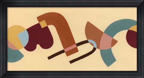 Framed Sunset Tumble III Print