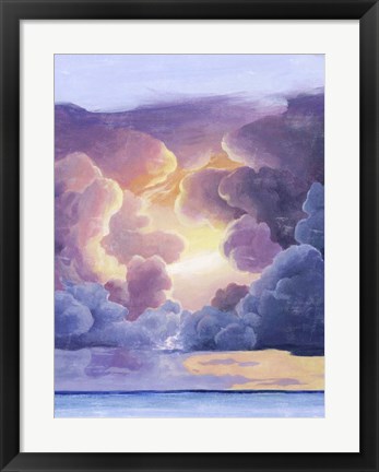 Framed Magnificent Sky II Print