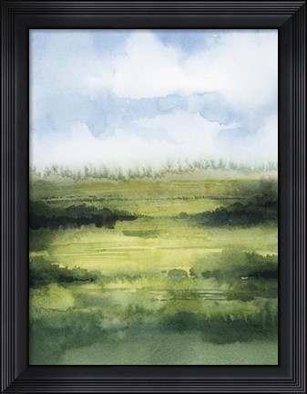 Framed Fenland Glow I Print