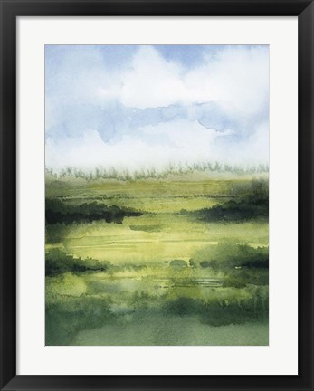 Framed Fenland Glow I Print