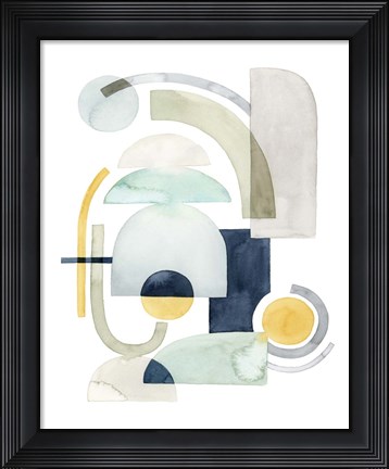 Framed Planetary Shift I Print