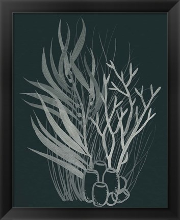 Framed Underwater Bouquet I Print