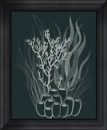 Framed Underwater Bouquet II Print