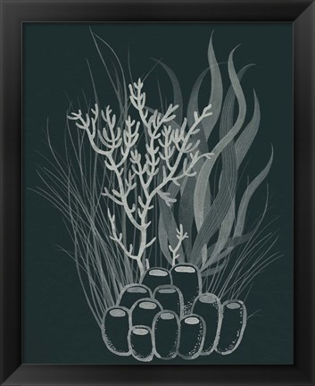 Framed Underwater Bouquet II Print