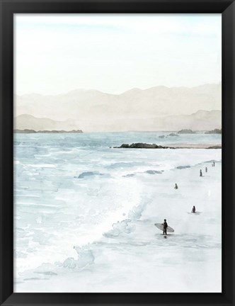 Framed In the Surf II Print