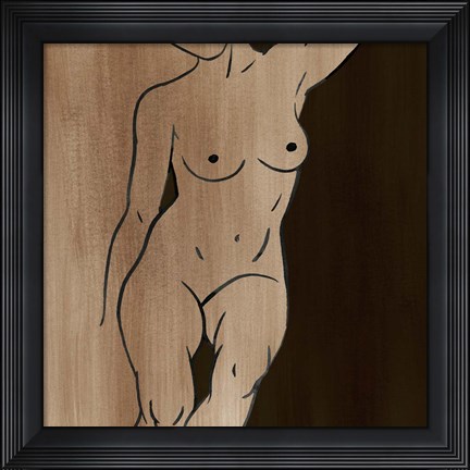 Framed Mud Bath I Print