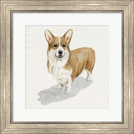 Framed Pup for the Queen II Print