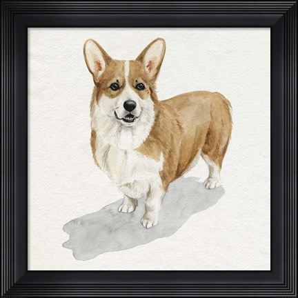 Framed Pup for the Queen II Print
