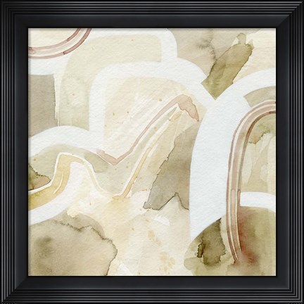 Framed Desert Highway I Print