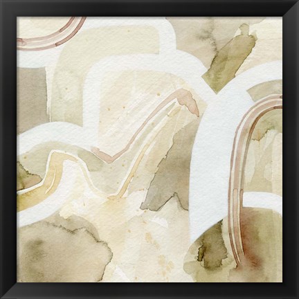 Framed Desert Highway I Print