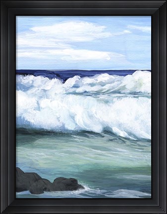 Framed Barrel Break I Print