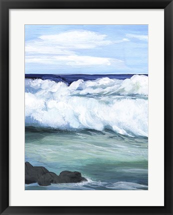 Framed Barrel Break I Print