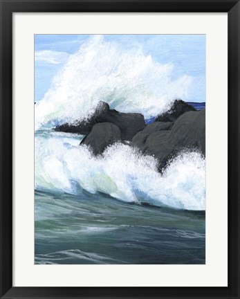 Framed Barrel Break II Print