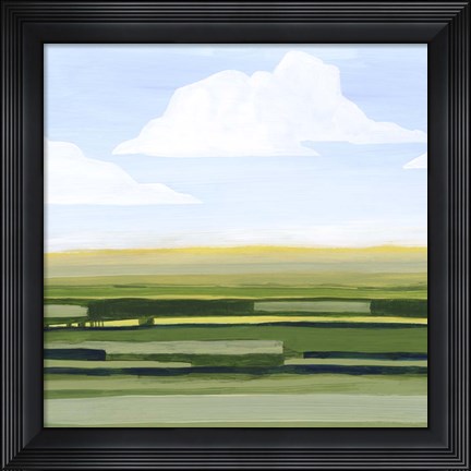 Framed Pastoral Glow II Print