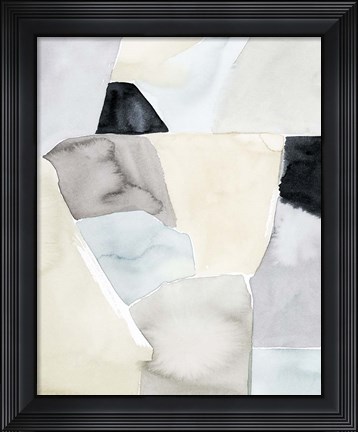 Framed Tectonic Overlap I Print