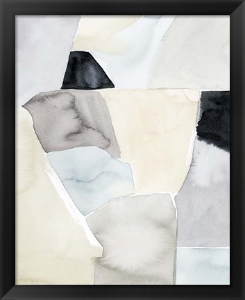 Framed Tectonic Overlap I Print