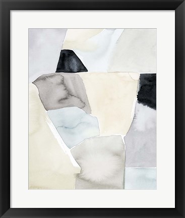 Framed Tectonic Overlap I Print