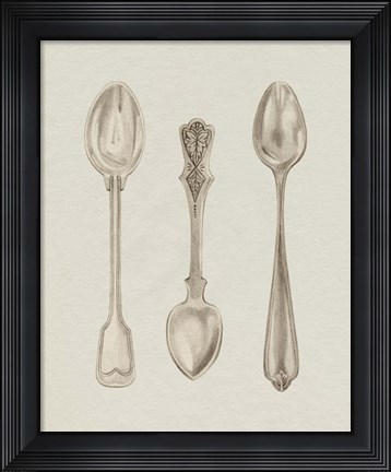 Framed Silver Spoon I Print