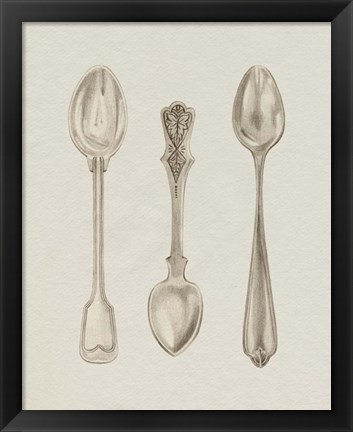 Framed Silver Spoon I Print