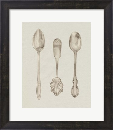 Framed Silver Spoon II Print