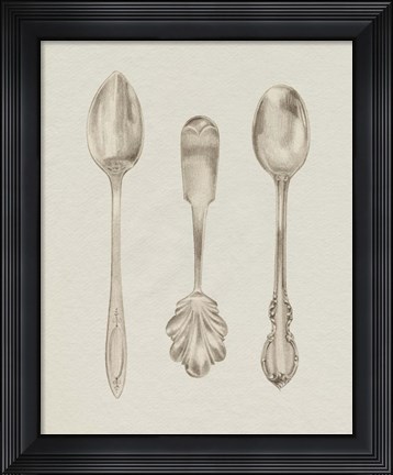 Framed Silver Spoon II Print