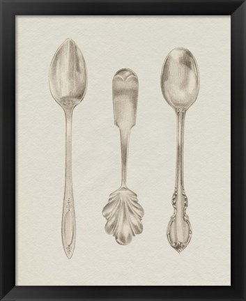 Framed Silver Spoon II Print