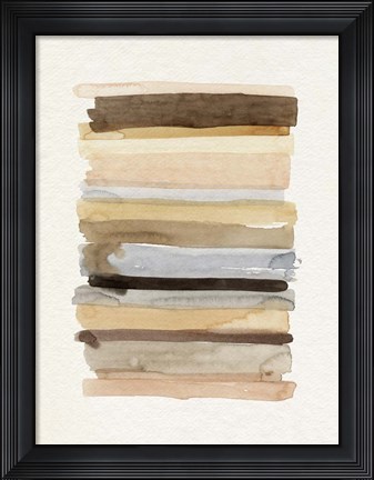 Framed Arid Layers I Print