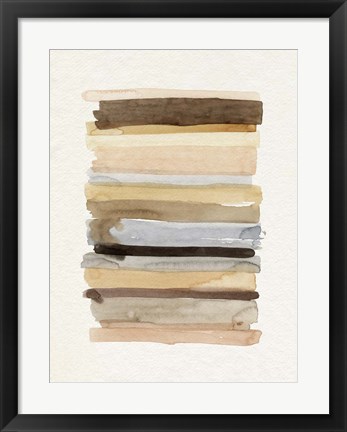 Framed Arid Layers I Print