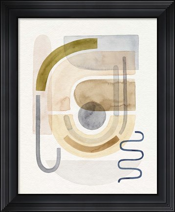 Framed Coiled I Print