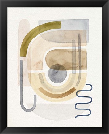 Framed Coiled I Print