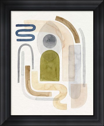Framed Coiled II Print