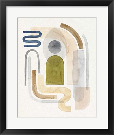 Framed Coiled II Print
