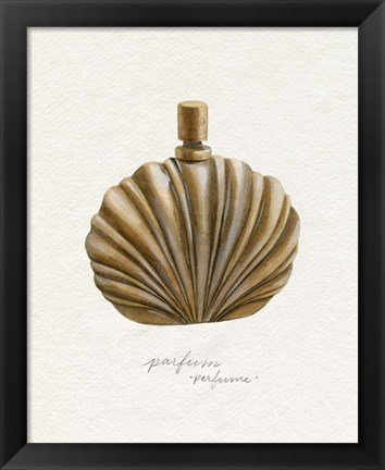 Framed Gilded Toiletries II Print