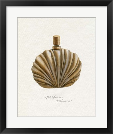 Framed Gilded Toiletries II Print