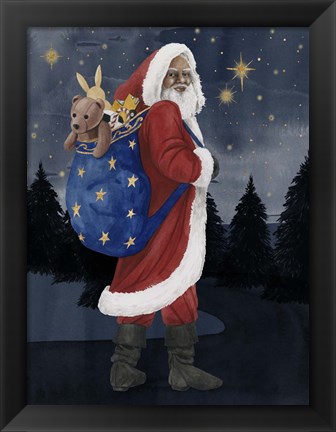 Framed Celestial Christmas II Print