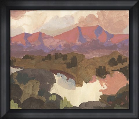 Framed Hawksbill River View I Print