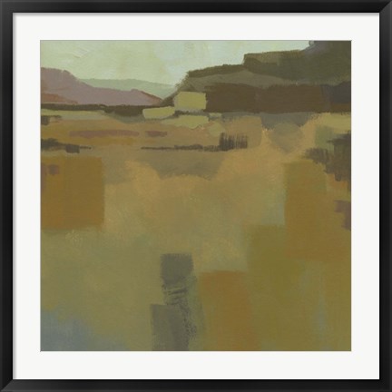 Framed Mountain Meadow I Print