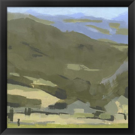 Framed Blue Ridge Foothills I Print