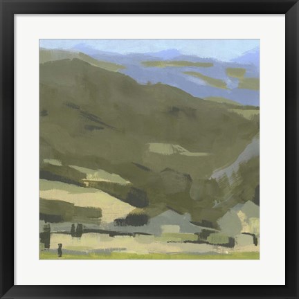 Framed Blue Ridge Foothills I Print